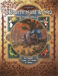Cover illustration for Between Sand & Sea: Mythic Africa