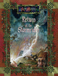 Cover illustration for Return of the Stormrider