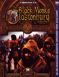 Cover illustration for The Black Monks of Glastonbury